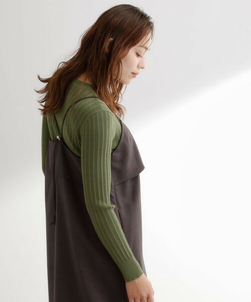 grove / グローブ ニット・セーター | 【毛玉軽減】配色ラインランダムリブニット | 詳細10