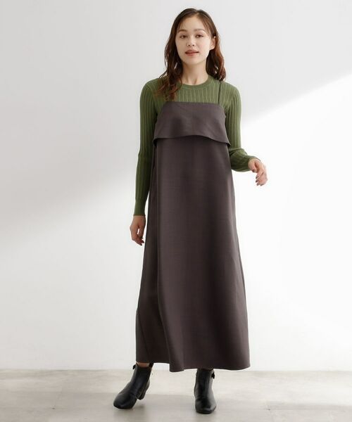 grove / グローブ ニット・セーター | 【毛玉軽減】配色ラインランダムリブニット | 詳細11