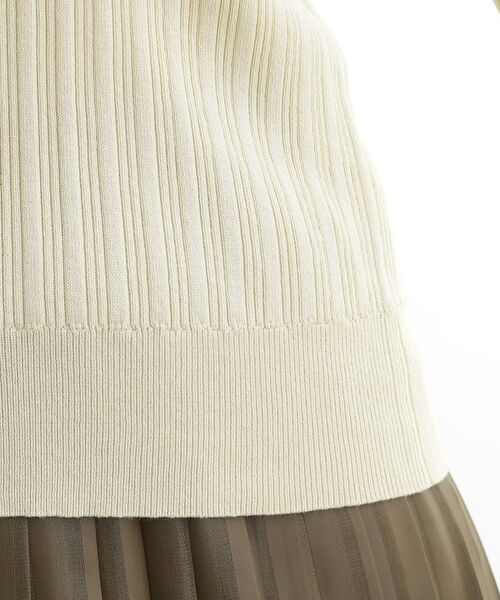 grove / グローブ ニット・セーター | 【毛玉軽減】配色ラインランダムリブニット | 詳細18
