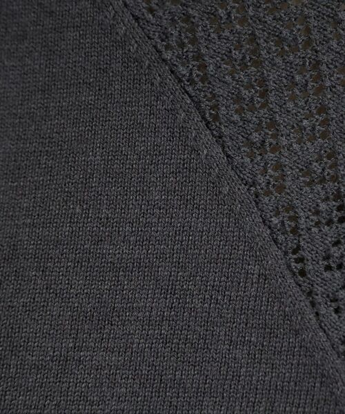 grove / グローブ ニット・セーター | 袖レース編みラグランスリーブニット | 詳細12