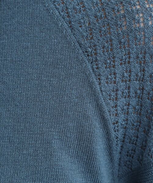 grove / グローブ ニット・セーター | 袖レース編みラグランスリーブニット | 詳細8
