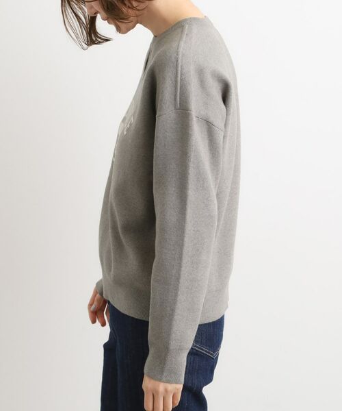 grove / グローブ ニット・セーター | カレッジロゴキーネックニット | 詳細14