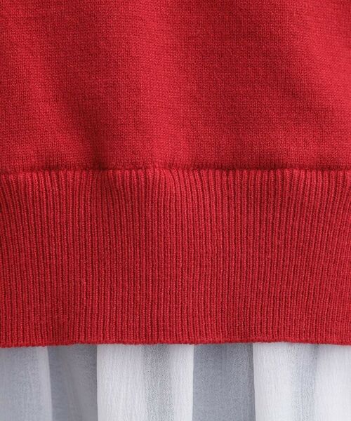 grove / グローブ ニット・セーター | 裾レイヤードニットプルオーバー | 詳細12