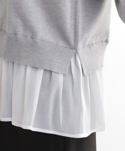 grove / グローブ ニット・セーター | 裾レイヤードニットプルオーバー | 詳細18