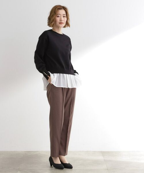 grove / グローブ ニット・セーター | 裾レイヤードニットプルオーバー | 詳細7