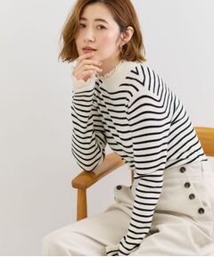 grove / グローブ ニット・セーター | プリーツレイヤードニットプルオーバー