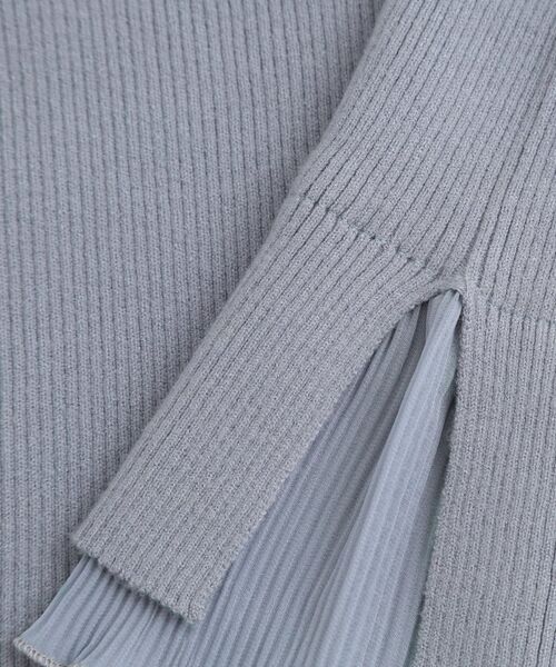 grove / グローブ ニット・セーター | プリーツレイヤードニットプルオーバー | 詳細12