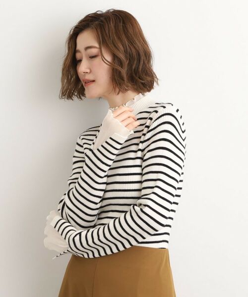 grove / グローブ ニット・セーター | プリーツレイヤードニットプルオーバー | 詳細16