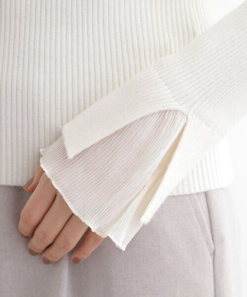 grove / グローブ ニット・セーター | プリーツレイヤードニットプルオーバー | 詳細24