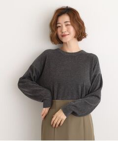 grove / グローブ ニット・セーター | ラメモールヤーンプルオーバーニット