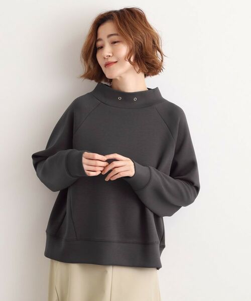 grove / グローブ スウェット | モックネックダンボールスウェット | 詳細1