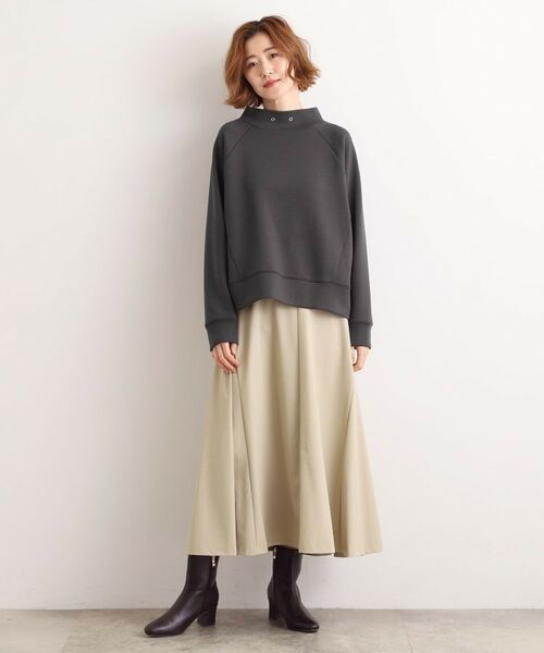 grove / グローブ スウェット | モックネックダンボールスウェット | 詳細2