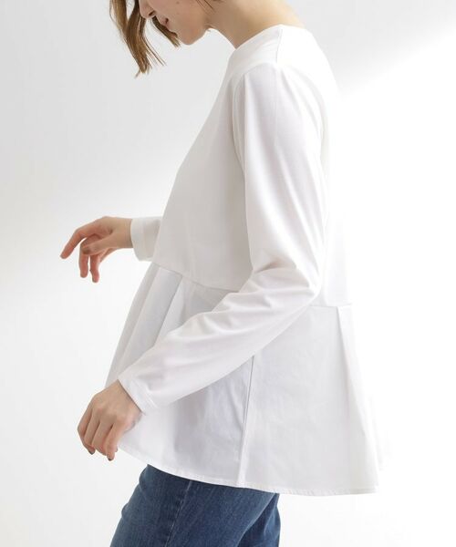 grove / グローブ カットソー | 裾切替タックペプラムTシャツ | 詳細14