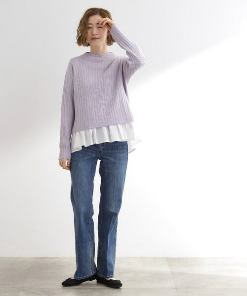 grove / グローブ カットソー | 裾切替タックペプラムTシャツ | 詳細3