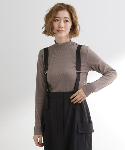 grove / グローブ カットソー | 毎日にちょうどいい、テレコメロータートルネック | 詳細1