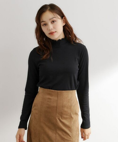grove / グローブ カットソー | 毎日にちょうどいい、テレコメロータートルネック | 詳細10
