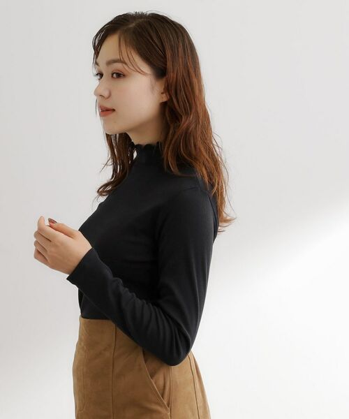 grove / グローブ カットソー | 毎日にちょうどいい、テレコメロータートルネック | 詳細11