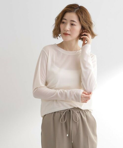 grove / グローブ カットソー | シアーカットベロアロンT | 詳細1