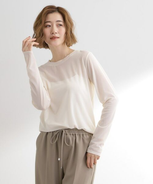 grove / グローブ カットソー | シアーカットベロアロンT | 詳細2
