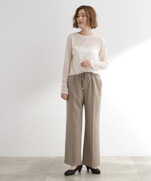 grove / グローブ カットソー | シアーカットベロアロンT | 詳細3