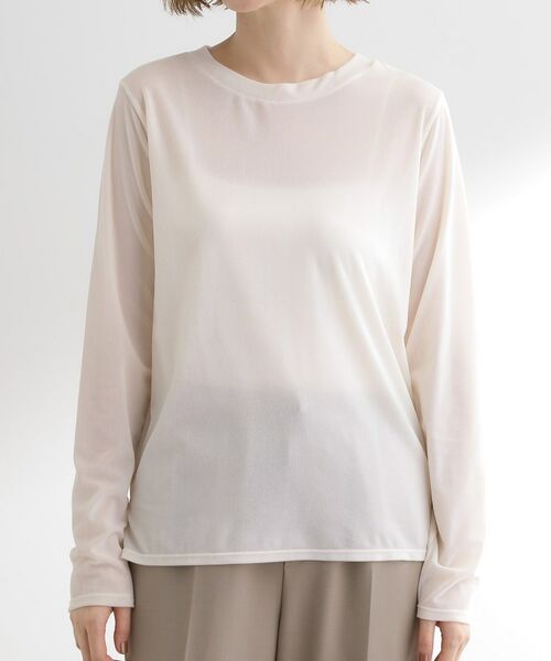 grove / グローブ カットソー | シアーカットベロアロンT | 詳細9