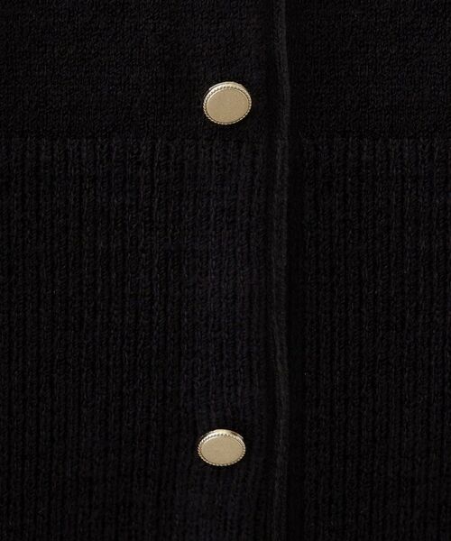 grove / グローブ カーディガン・ボレロ | 【毛玉軽減／洗える】編地切替カーディガン | 詳細12