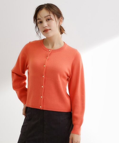 grove / グローブ カーディガン・ボレロ | 【毛玉軽減／洗える】編地切替カーディガン | 詳細18