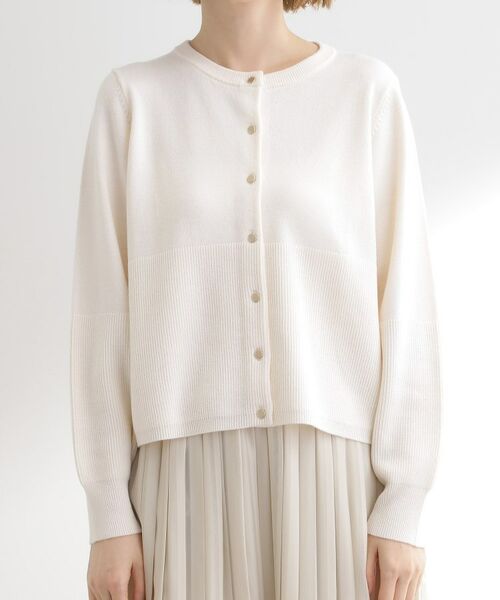 grove / グローブ カーディガン・ボレロ | 【毛玉軽減／洗える】編地切替カーディガン | 詳細22