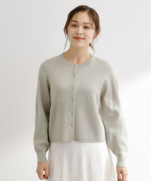 grove / グローブ カーディガン・ボレロ | 【毛玉軽減／洗える】編地切替カーディガン | 詳細5
