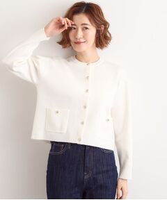 grove / グローブ カーディガン・ボレロ | 【石川梨華さん着用】ジャケットライク総針カーディガン【SET UP対応】