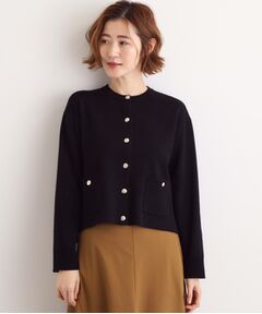 grove / グローブ カーディガン・ボレロ | 【石川梨華さん着用】ジャケットライク総針カーディガン【SET UP対応】