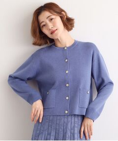 grove / グローブ カーディガン・ボレロ | 【石川梨華さん着用】ジャケットライク総針カーディガン【SET UP対応】