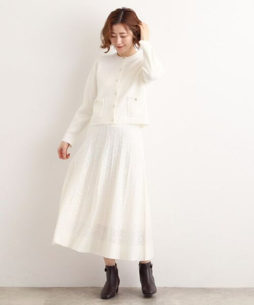 grove / グローブ カーディガン・ボレロ | 【石川梨華さん着用】ジャケットライク総針カーディガン【SET UP対応】 | 詳細5