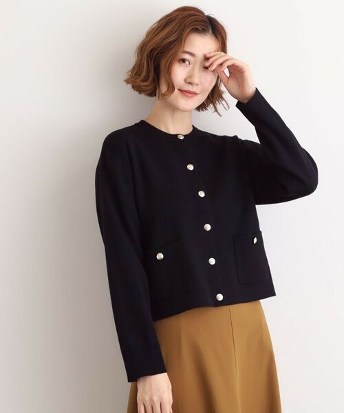 grove / グローブ カーディガン・ボレロ | 【石川梨華さん着用】ジャケットライク総針カーディガン【SET UP対応】 | 詳細7