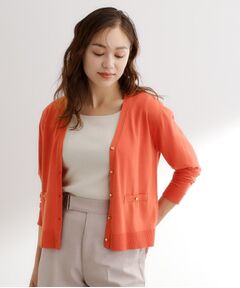 grove / グローブ カーディガン・ボレロ | 【アンサンブル対応】金ボタンVネックカーディガン