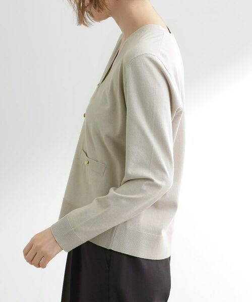 grove / グローブ カーディガン・ボレロ | 【アンサンブル対応】金ボタンVネックカーディガン | 詳細14