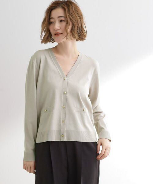 grove / グローブ カーディガン・ボレロ | 【アンサンブル対応】金ボタンVネックカーディガン | 詳細2