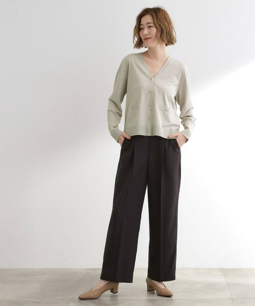 grove / グローブ カーディガン・ボレロ | 【アンサンブル対応】金ボタンVネックカーディガン | 詳細3