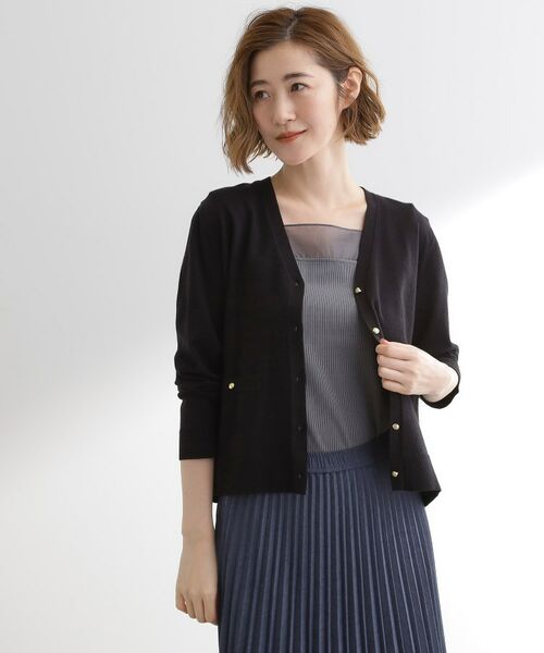 grove / グローブ カーディガン・ボレロ | 【アンサンブル対応】金ボタンVネックカーディガン | 詳細5