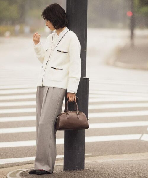 grove / グローブ カーディガン・ボレロ | 【石川梨華さん着用】軽やかフェザーで魅せる、クラシカルな主役カーディガン | 詳細11