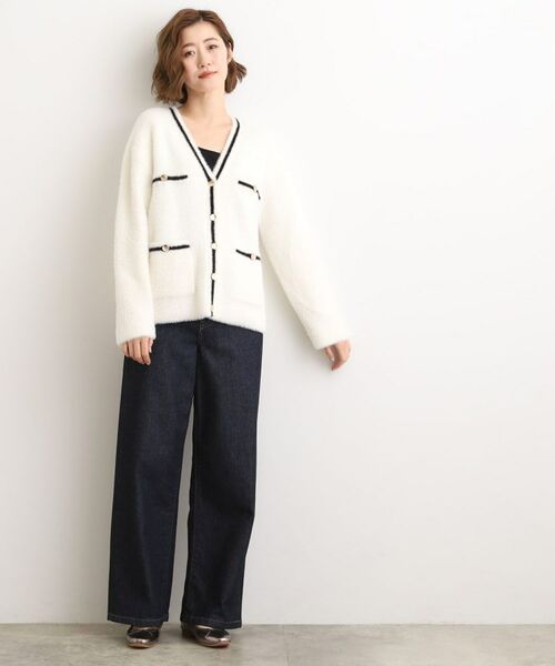 grove / グローブ カーディガン・ボレロ | 【石川梨華さん着用】軽やかフェザーで魅せる、クラシカルな主役カーディガン | 詳細16