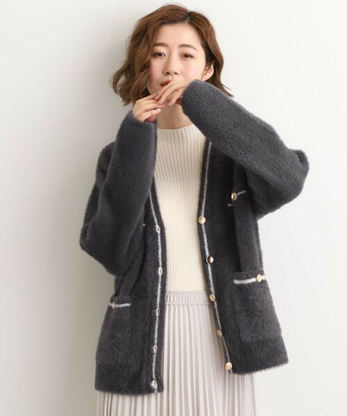 grove / グローブ カーディガン・ボレロ | 【石川梨華さん着用】軽やかフェザーで魅せる、クラシカルな主役カーディガン | 詳細18