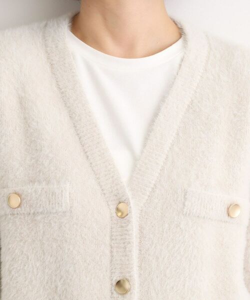 grove / グローブ カーディガン・ボレロ | 【石川梨華さん着用】軽やかフェザーで魅せる、クラシカルな主役カーディガン | 詳細25