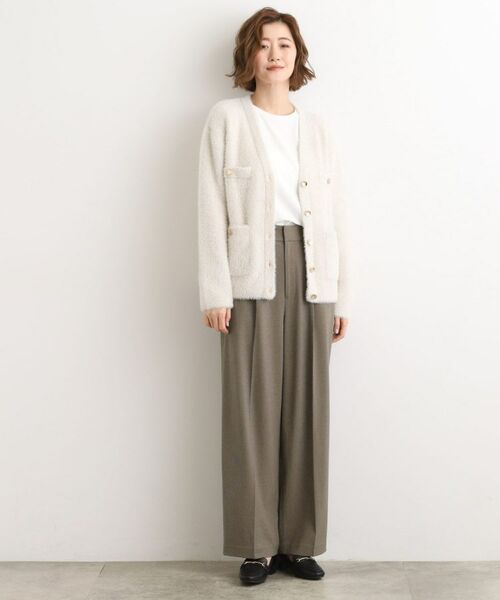 grove / グローブ カーディガン・ボレロ | 【石川梨華さん着用】軽やかフェザーで魅せる、クラシカルな主役カーディガン | 詳細3