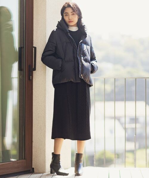 grove / グローブ ダウンジャケット・ベスト | 【名品アウター/800FP・多機能】つつまれダウンショート | 詳細1