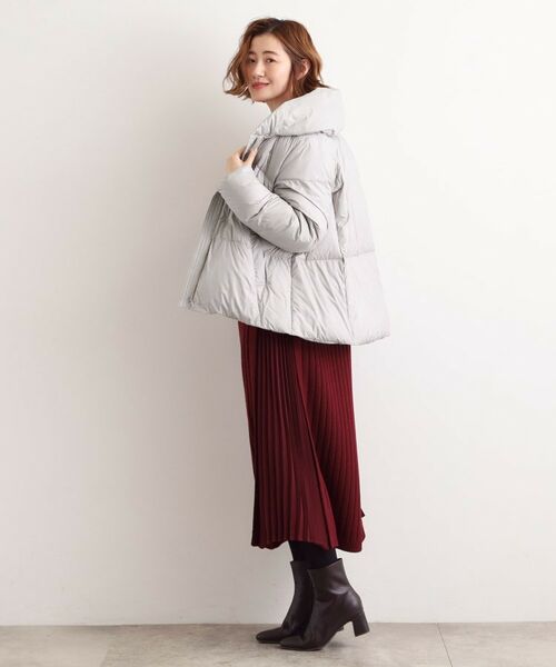 grove / グローブ ダウンジャケット・ベスト | 【名品アウター/800FP・多機能】つつまれダウンショート | 詳細11