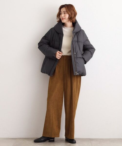 grove / グローブ ダウンジャケット・ベスト | 【名品アウター/800FP・多機能】つつまれダウンショート | 詳細3