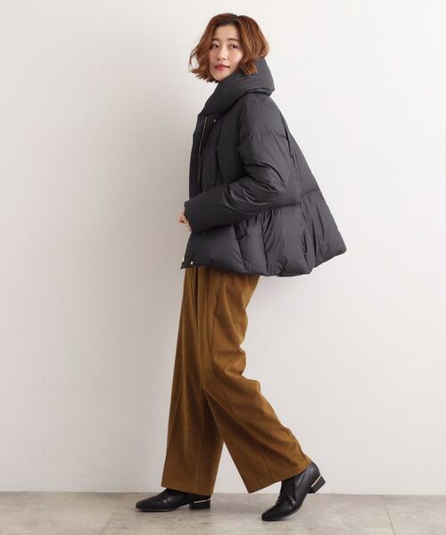 grove / グローブ ダウンジャケット・ベスト | 【名品アウター/800FP・多機能】つつまれダウンショート | 詳細4