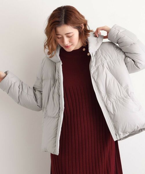 grove / グローブ ダウンジャケット・ベスト | 【名品アウター/800FP・多機能】つつまれダウンショート | 詳細9