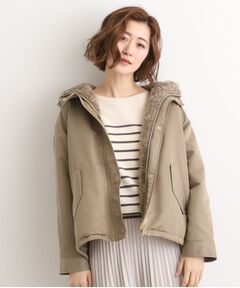 grove / グローブ レザーブルゾン・ジャケット | 【名品アウター/3WAY・はっ水】ボアライナー付マウンテンパーカ